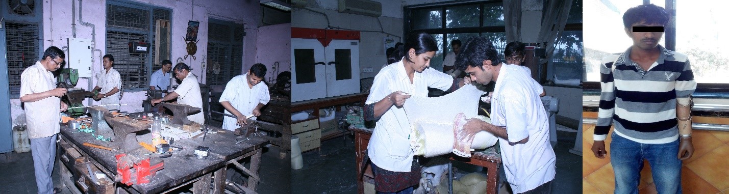 production of prostheses & orthoses